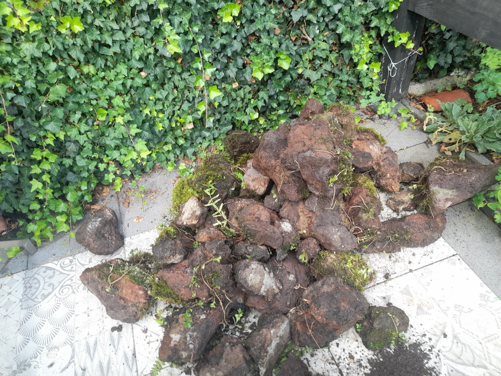 Lava stenen voor tuin of decoratie, Ophalen, Gebruikt, Overige typen