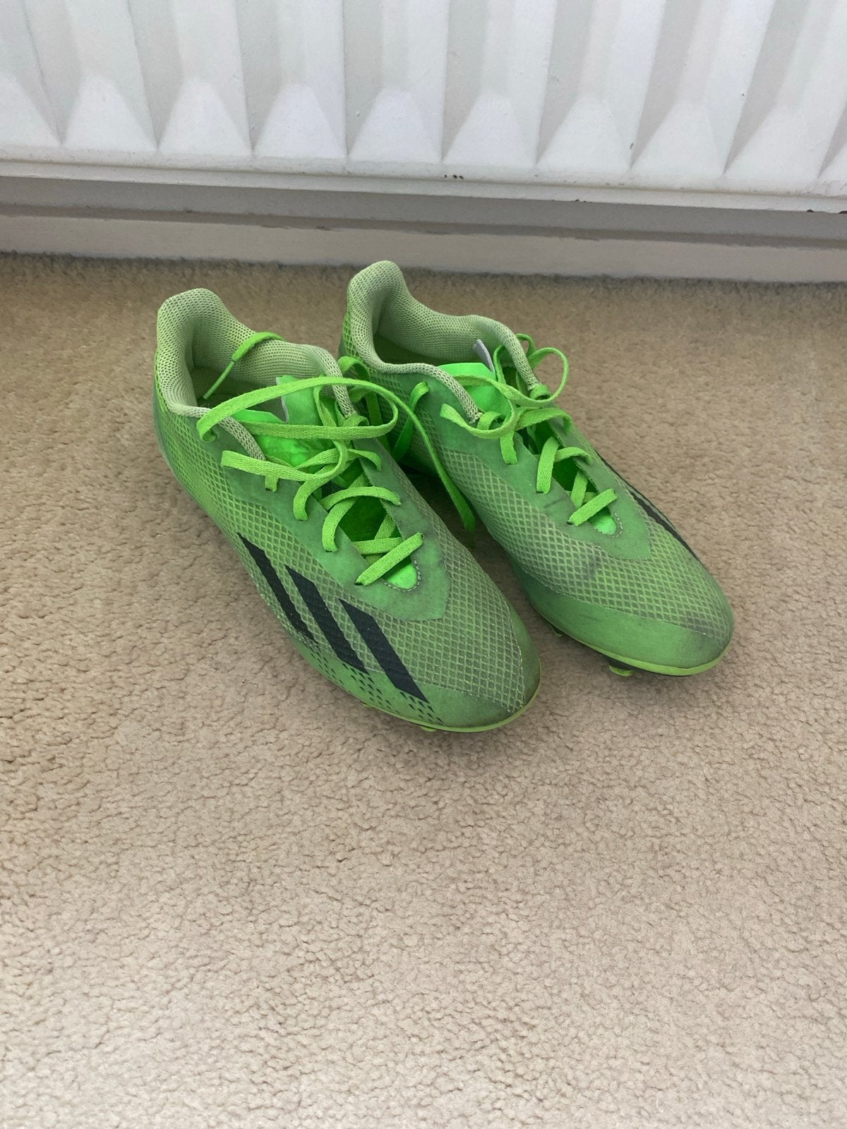 Adidas Voetbalschoenen Maat 41 1/3 - Groen, Maat XS of kleiner, Ophalen of Verzenden, Gebruikt, Schoenen