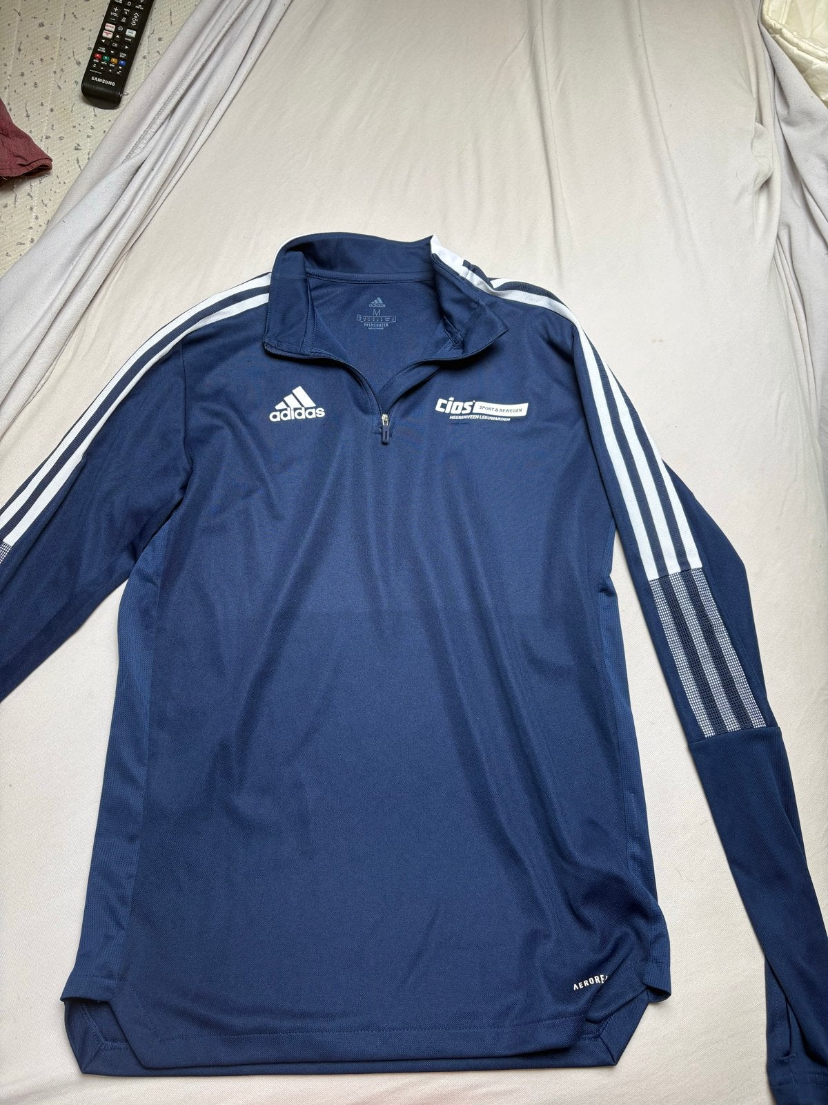 Adidas CIOS Sporthalf zipper, Ophalen of Verzenden, Zo goed als nieuw, Algemeen, Maat 48/50 (M)