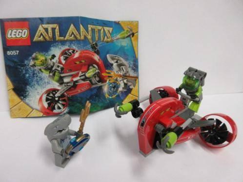 8057 Atlantis, Slag bij het wrak duiker+haai., Lego, Ophalen of Verzenden, Complete set, Compleet