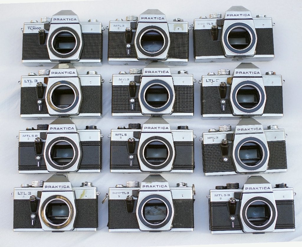 *Praktica en Zenit SRL body's ongetest (meeste prima!), Ophalen of Verzenden, Compact, Overige Merken