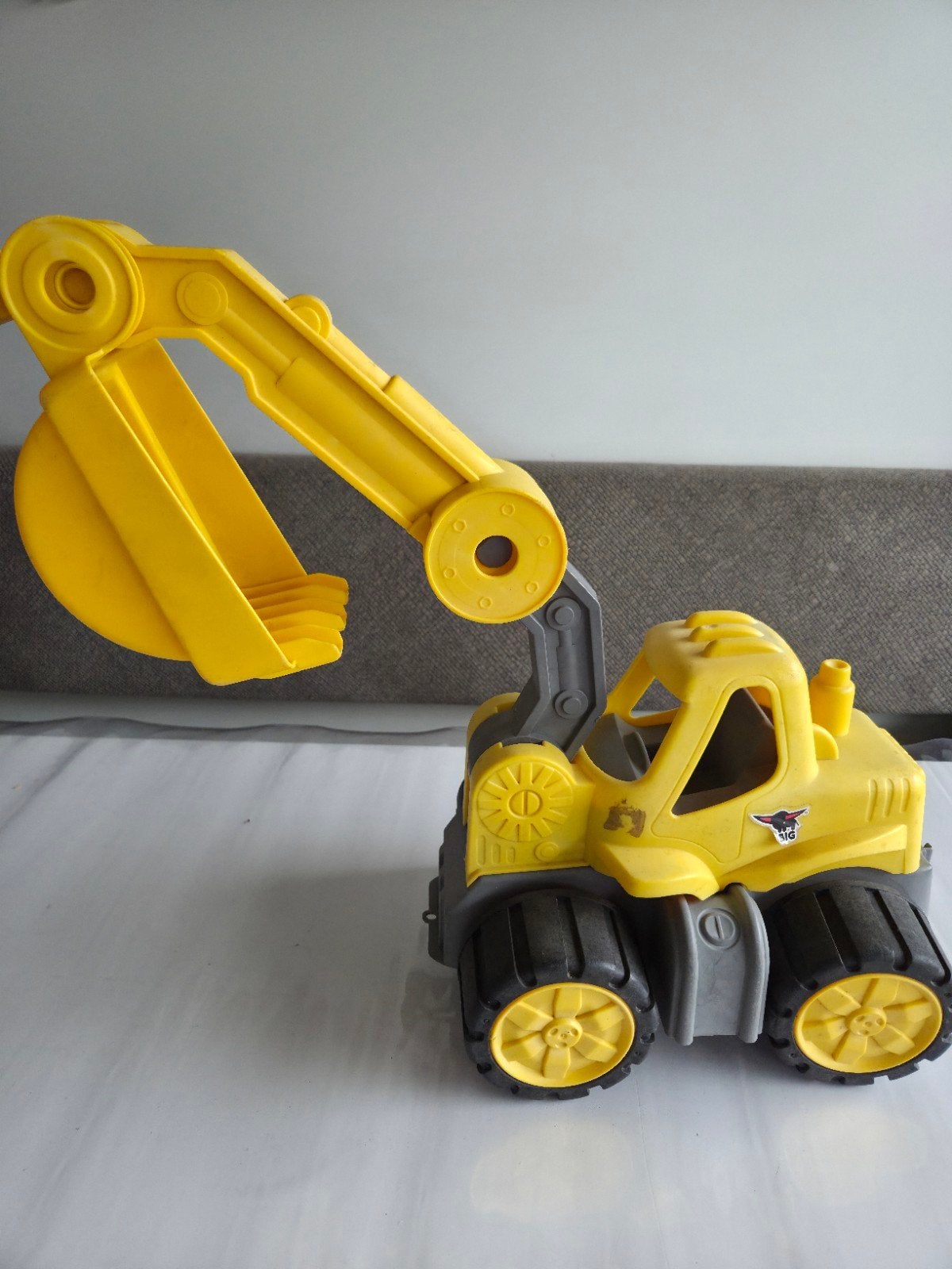 Grote BIG graafmachine voor zandbak, tuin of strand, Ophalen of Verzenden, Gebruikt