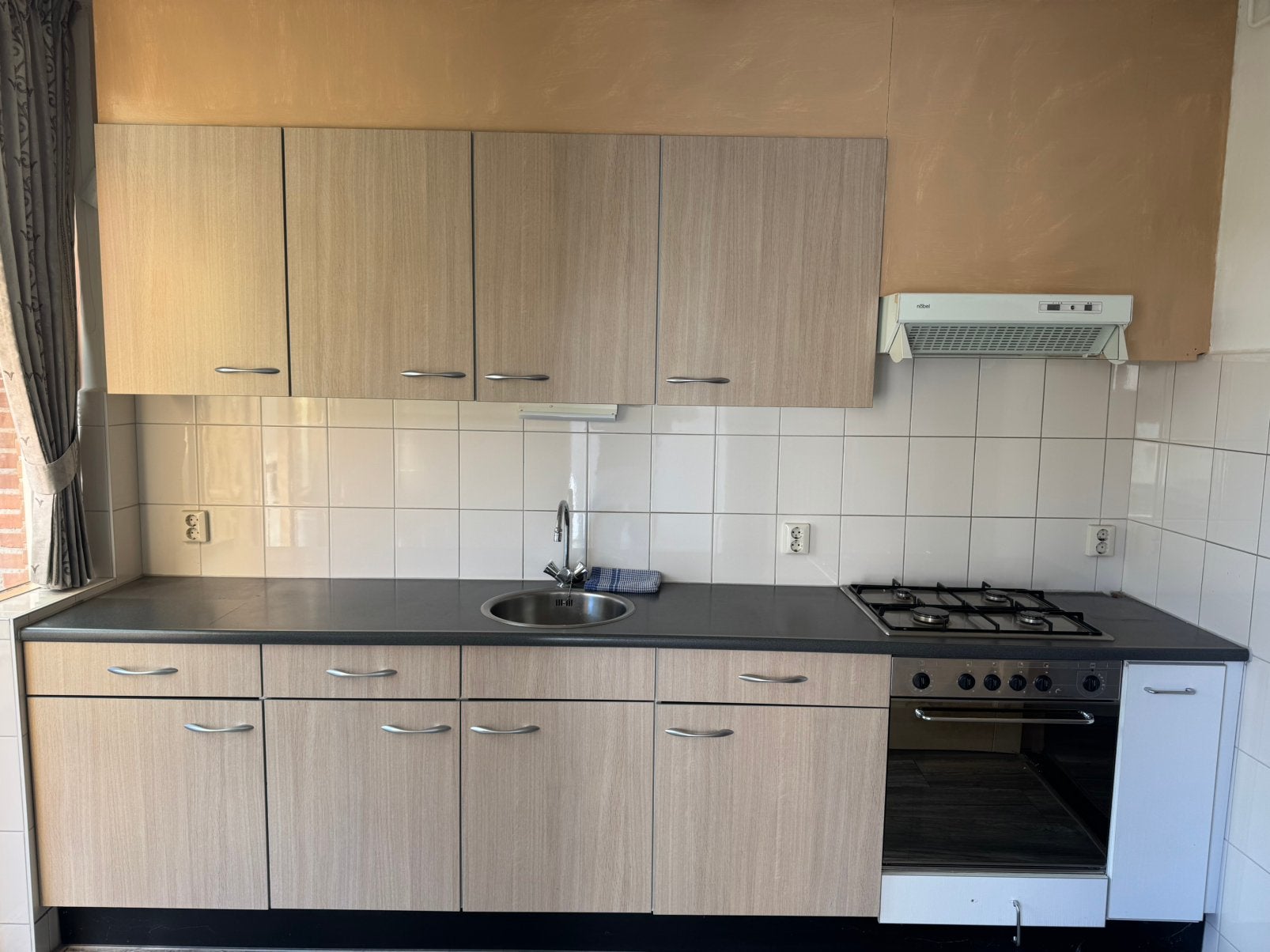 Keuken - gratis af te halen!, Ophalen, Gebruikt, Bruin, Enkelwandige keuken