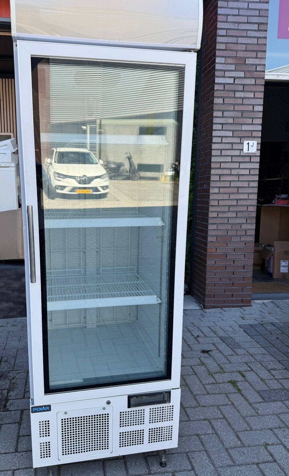 Polar vrieskast GH506-E-02 - Horeca vitrine vrieskast, Ophalen, Gebruikt, 60 tot 90 cm, 160 cm of meer