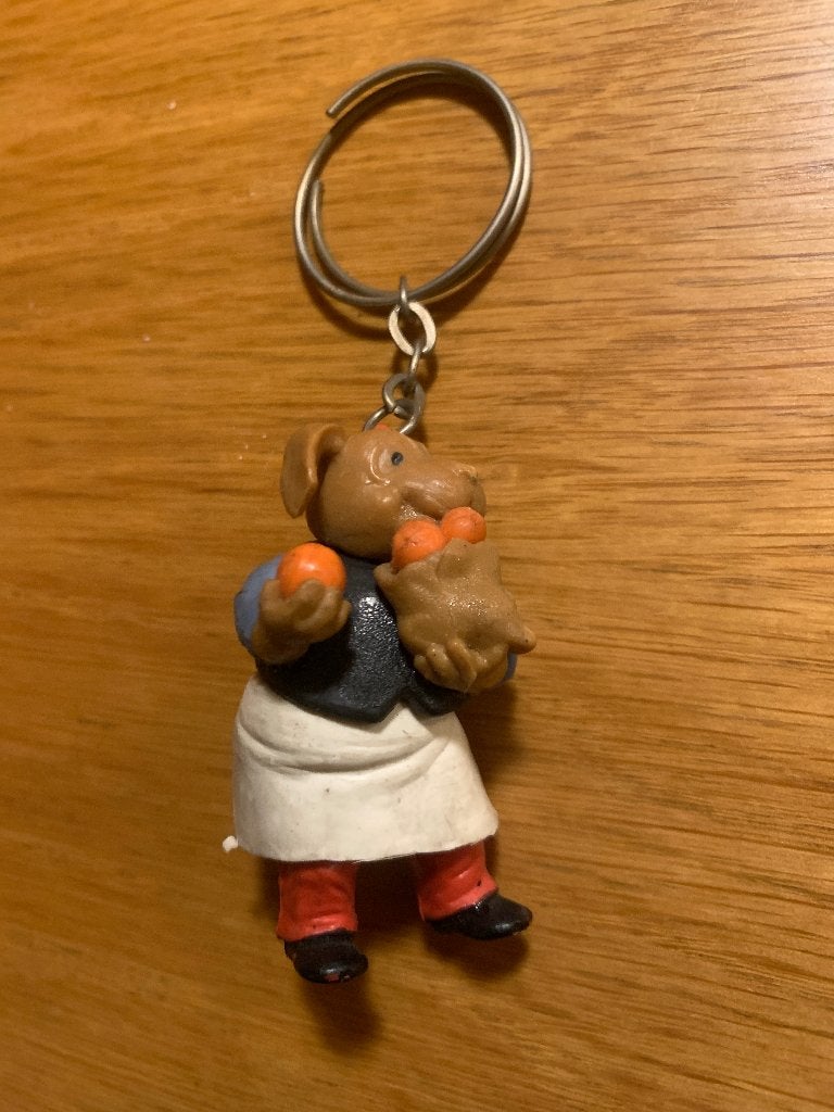 Sleutelhanger Flipje hond groenteman, Ophalen of Verzenden, Gebruikt, Dier of Natuur