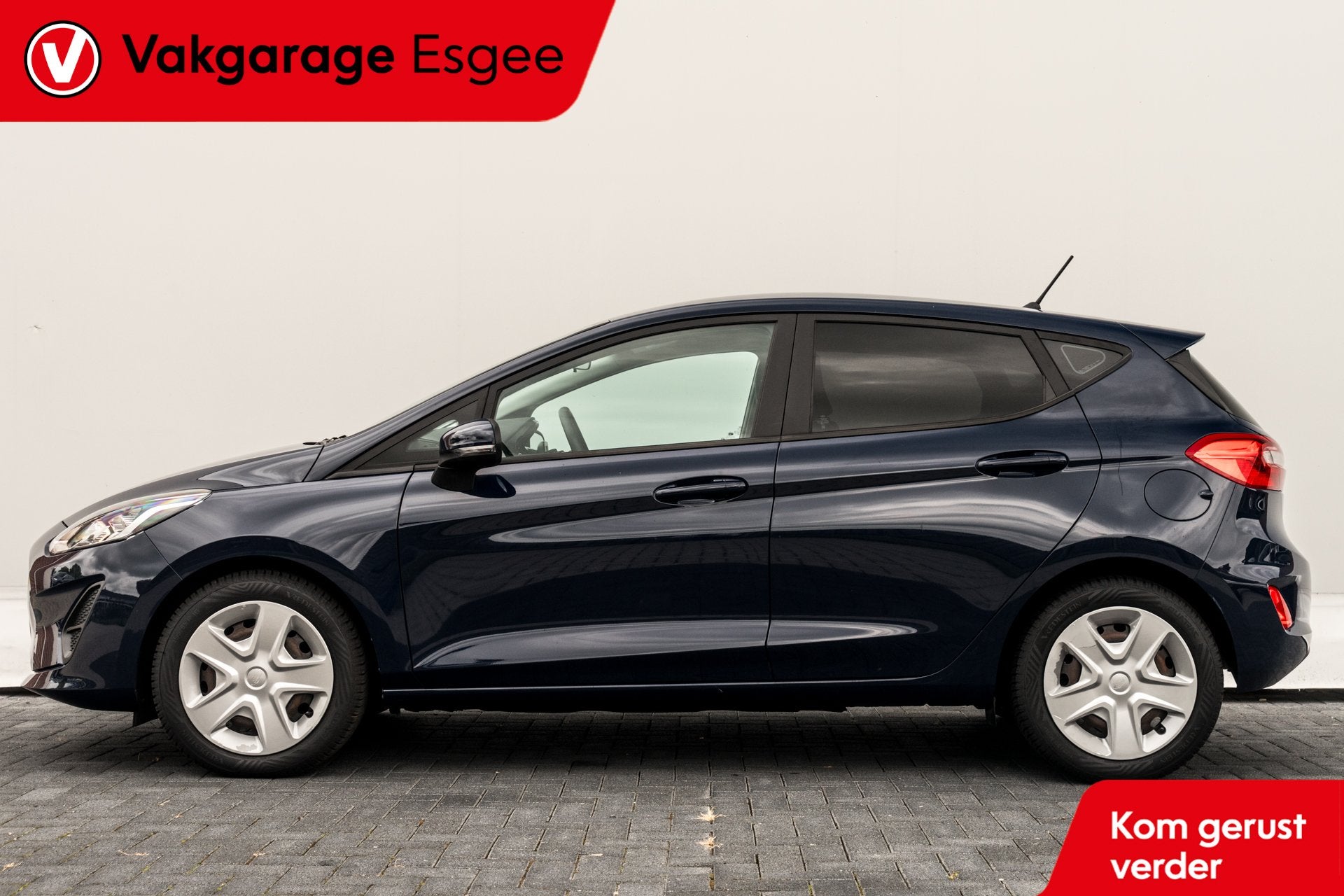 Ford Fiesta 1.1 86 PK Trend | 5 DRS | Airco | Bluetooth | |, Met garantie (alle), Blauw, 23 km/l, Origineel Nederlands