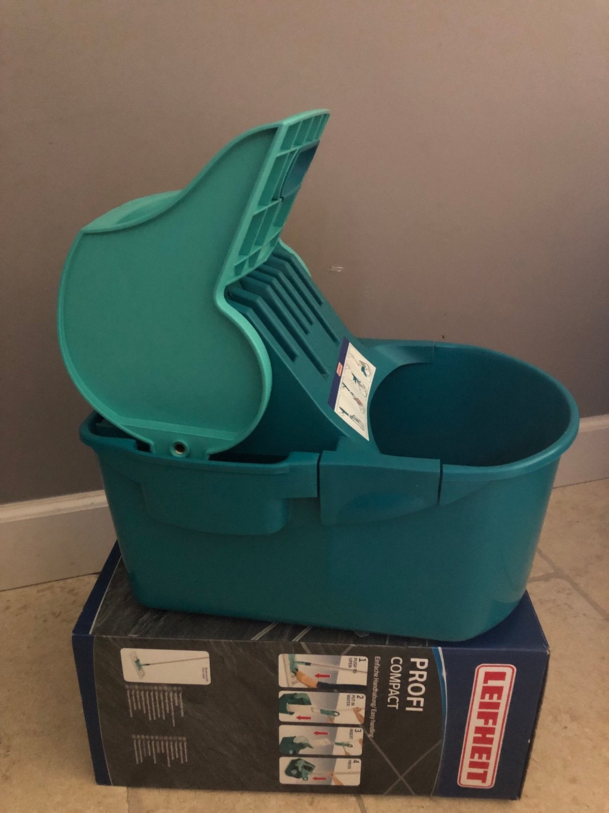 Leifheit Profi Compact Dweilemmer   NIEUW  met Comfort Press, Huis en Inrichting, Schoonmaakartikelen, Dweilemmer, -bak, of -wagen