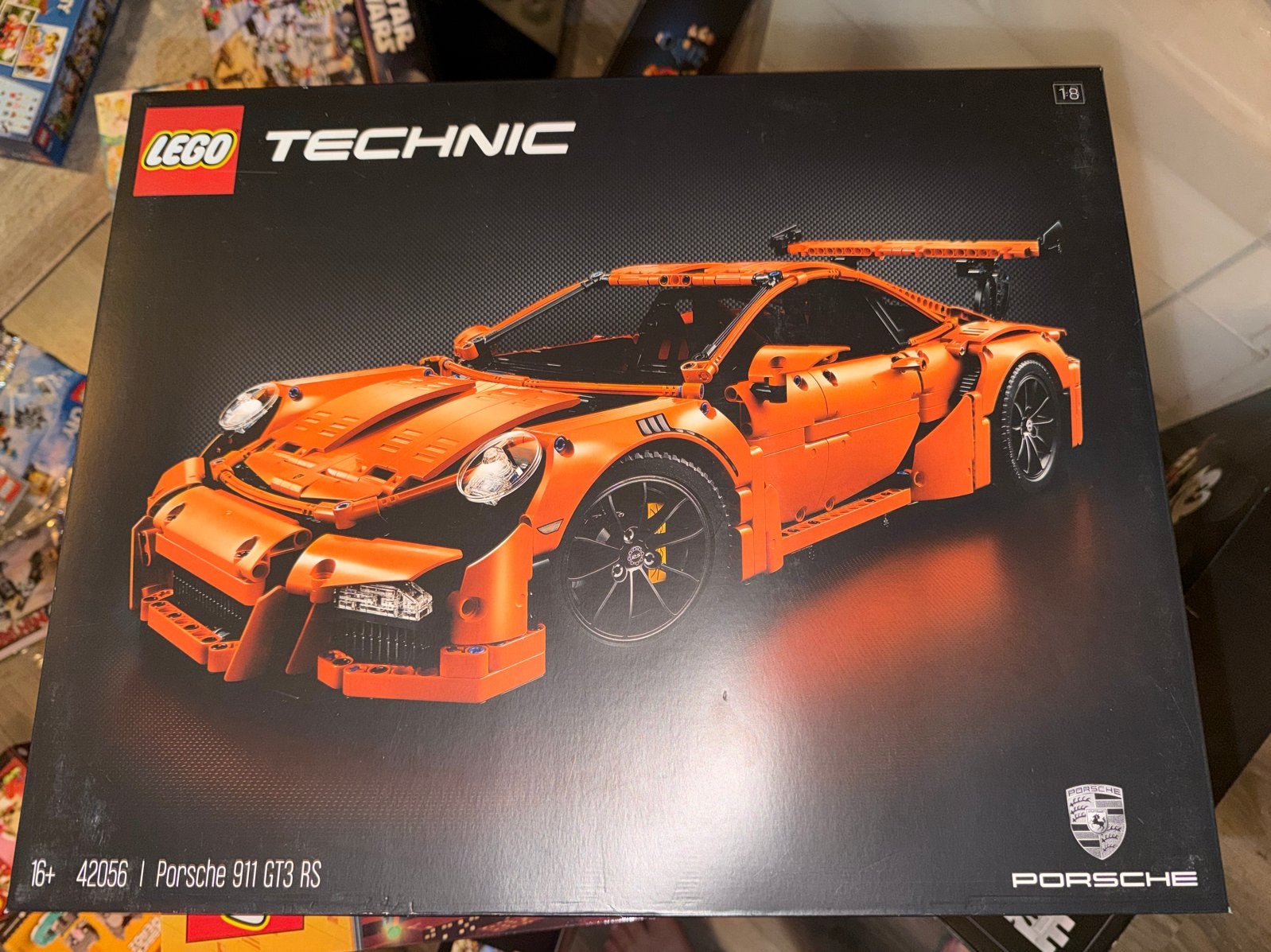 Lego Technic 42056 Porsche 911 GT3 RS - Zo goed als nieuw, Ophalen of Verzenden, Zo goed als nieuw