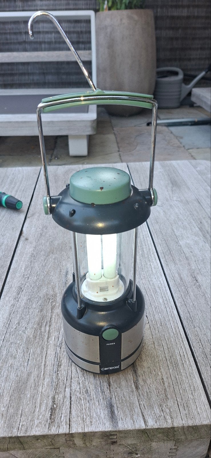 Compass Campinglamp - Draagbare Fluorescentielamp, Watersport en Boten, Ophalen, Gebruikt