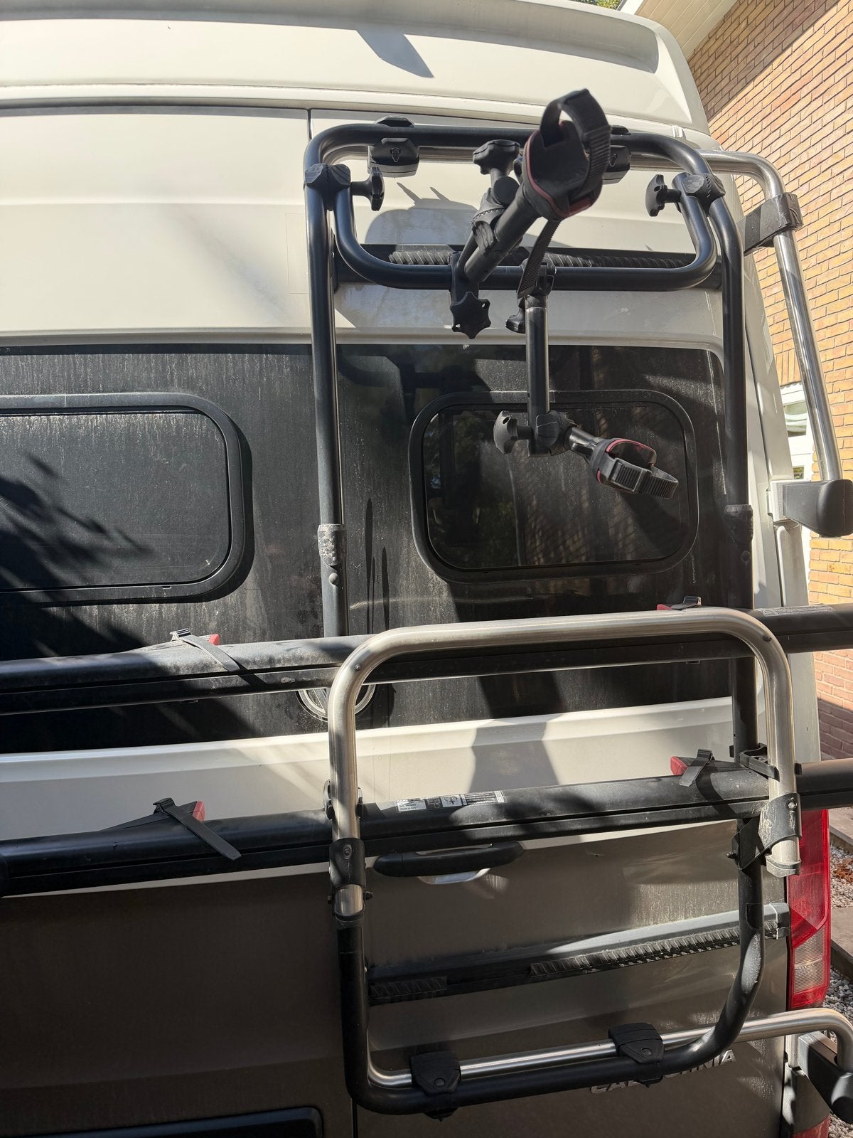 Fiamma Carry-Bike fietsendrager voor Crafter/MAN TGE, Ophalen, 2 fietsen, Zo goed als nieuw, Achterklepdrager