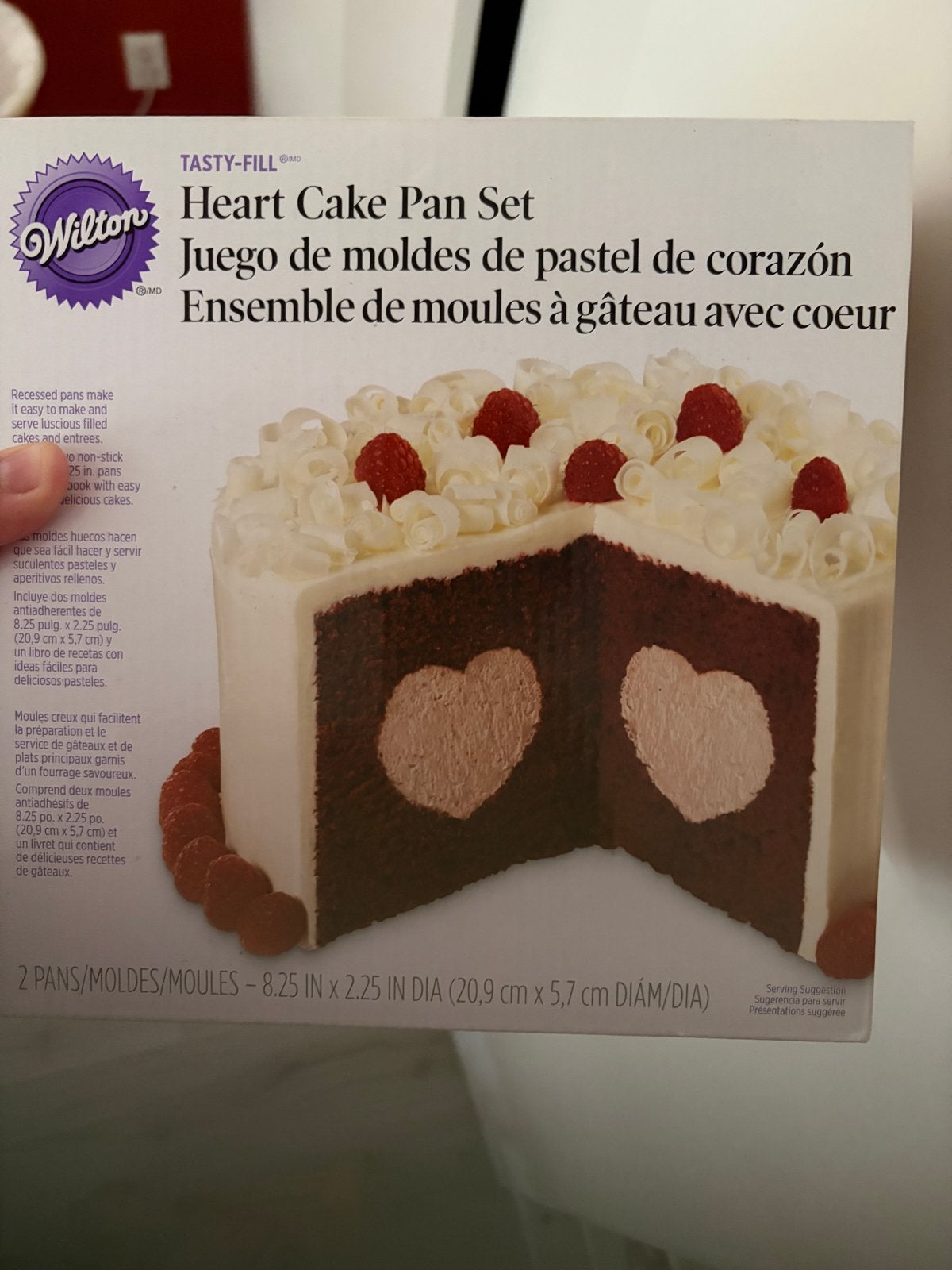 Wilton Tasty-Fill Hart Cake Pan Set - Hartvormige Bakvorm, Ophalen, Overige typen, Metaal, Overige merken