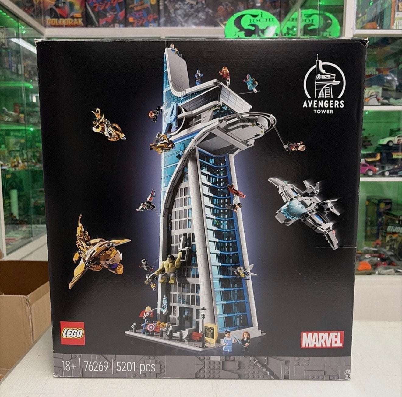 LEGO Marvel Avengers Toren 76269 - Compleet met doos en boek, Ophalen of Verzenden, Zo goed als nieuw