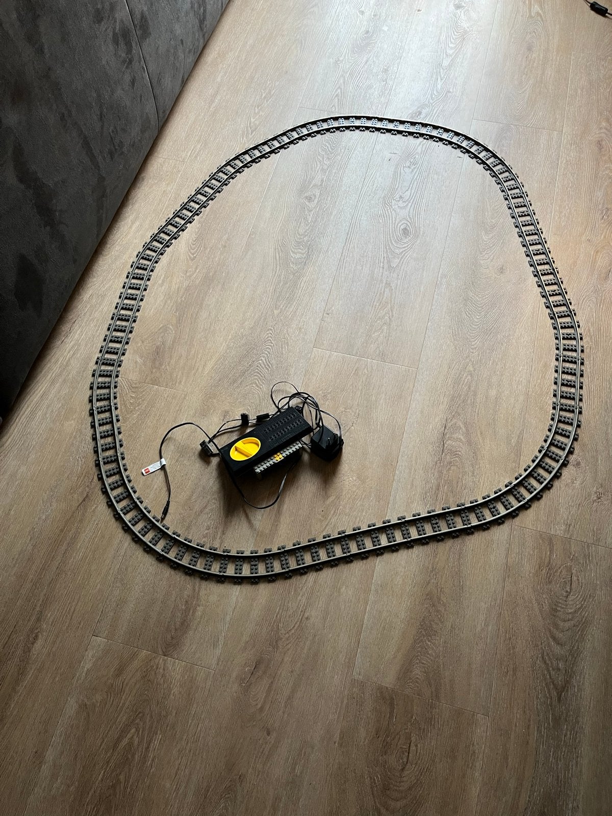 Lego 9V Rails en Trafo, Gebruikt, Lego, Ophalen of Verzenden, Compleet
