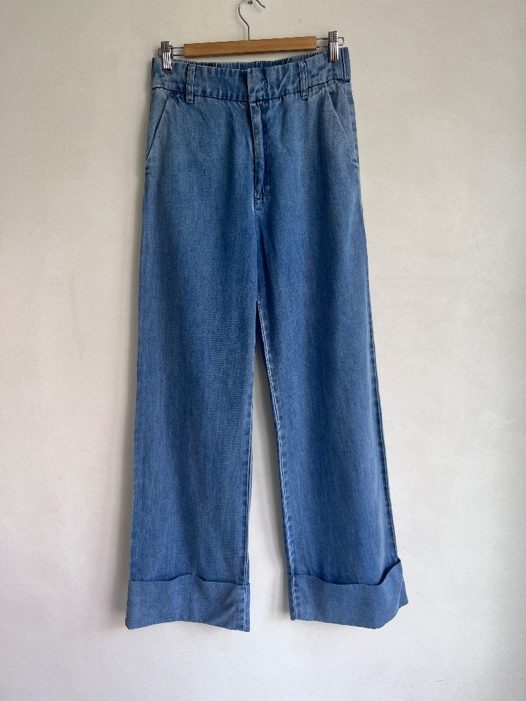 yaya broek blauw jeans maat 36, Zo goed als nieuw, Yaya, Maat 36 (S), Lang
