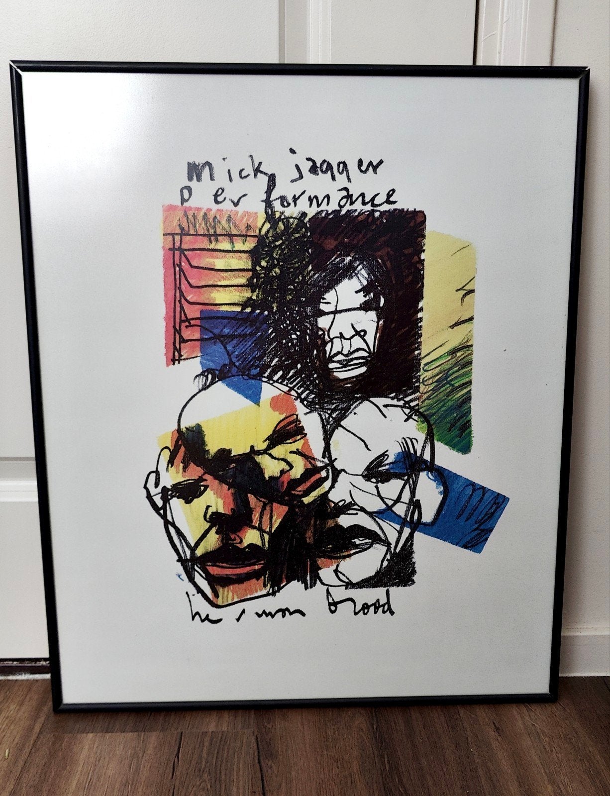 Herman Brood - Mick Jagger Performance (Ingelijst), Ophalen