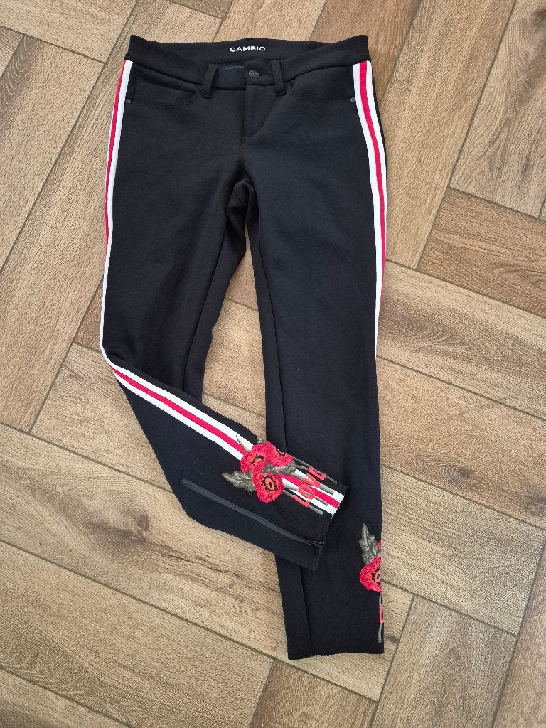 Prachtige zwarte broek van Cambio, maat 38, Kleding | Dames, Broeken en Pantalons, Maat 38/40 (M), Cambio, Zwart, Ophalen of Verzenden