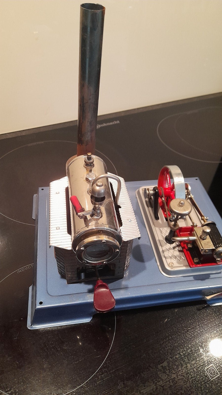 Wilesco D10 Stoommachine - Goed Werkend, Ophalen of Verzenden, Gebruikt