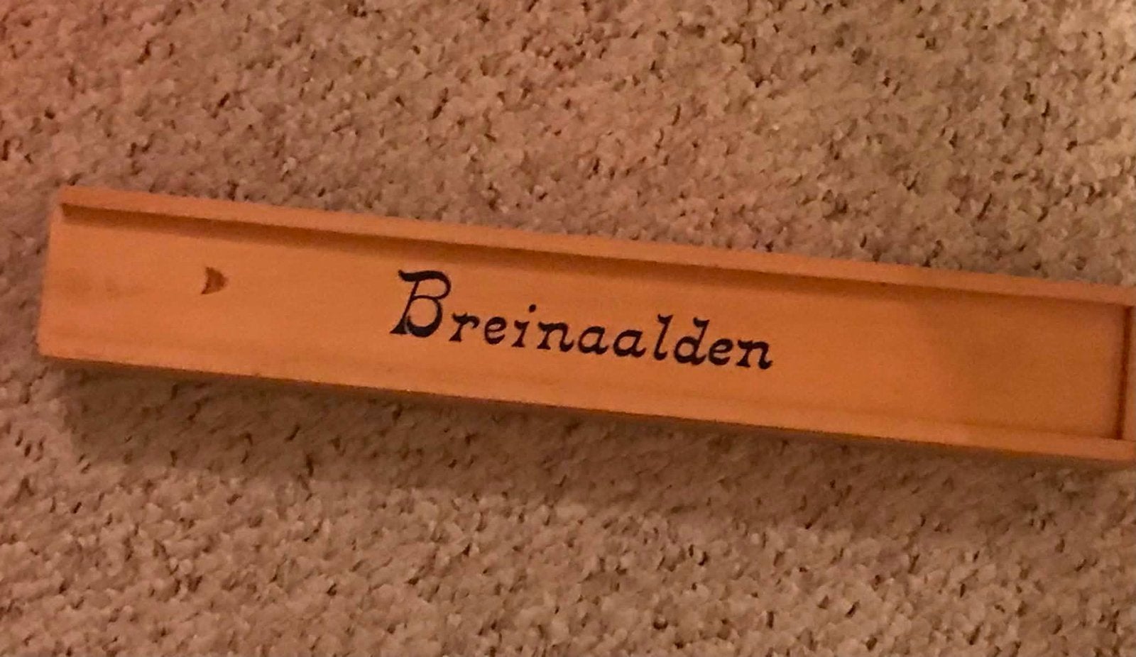 Houten doos voor breinaalden, Ophalen of Verzenden, Zo goed als nieuw, Breien, Naald