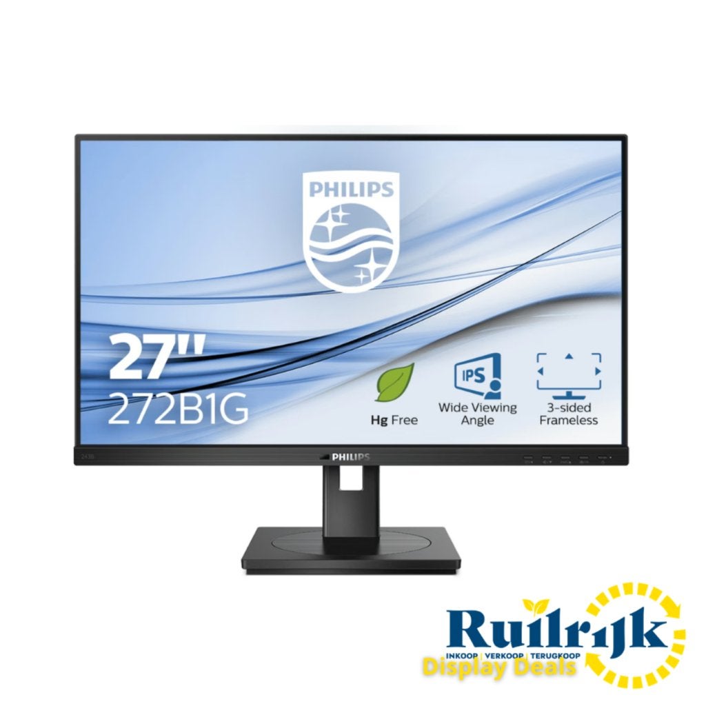 Philips 272B1G 27 inch Full HD B-Line Kantoor monitor - NEW, Computers en Software, Monitoren, Philips, Nieuw, Support@philips.com