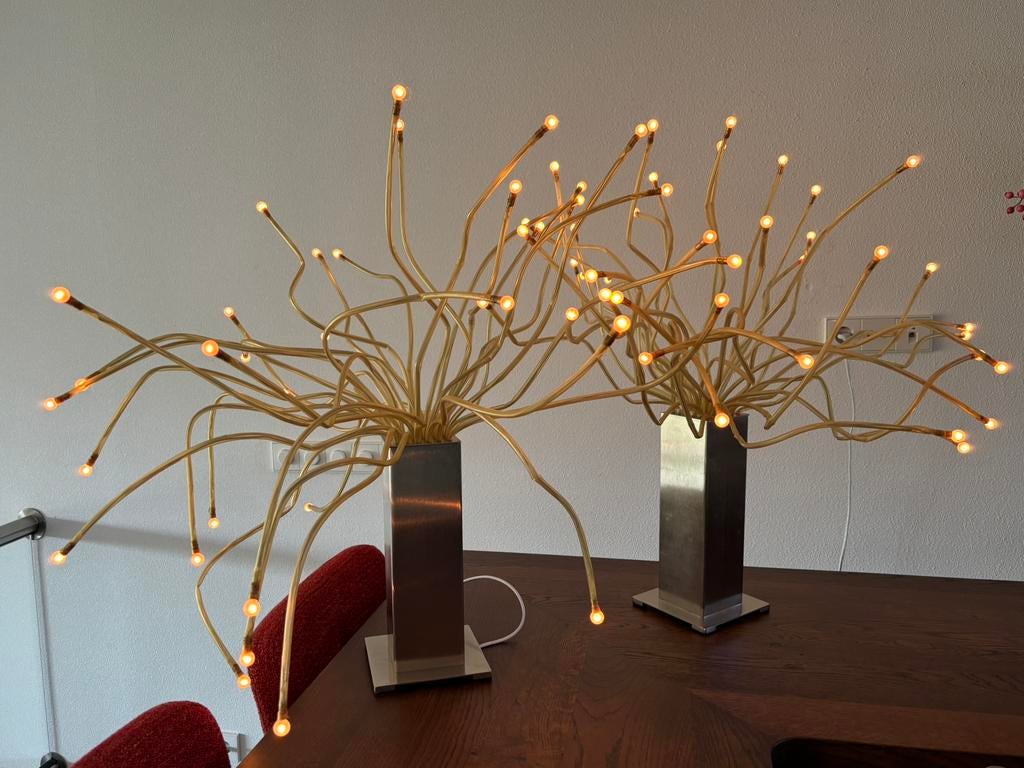 2 tafellampen Stranne Ikea ( vintage ) per lamp € 15,00, Ophalen, Gebruikt, 50 tot 75 cm, Modern