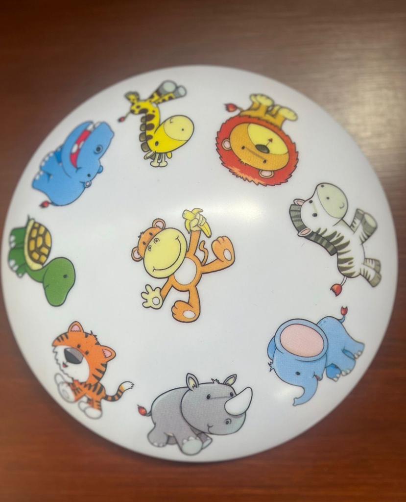 Kinder Plafondlamp met Dierenprint, Ophalen, Zo goed als nieuw