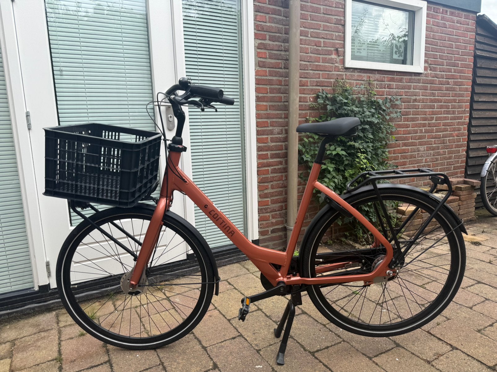 Te koop: Cortina Common Metallic Peach. Zo goed als nieuw!, Fietsen en Brommers, Fietsen | Dames | Moederfietsen, Nieuw, 56 cm of meer