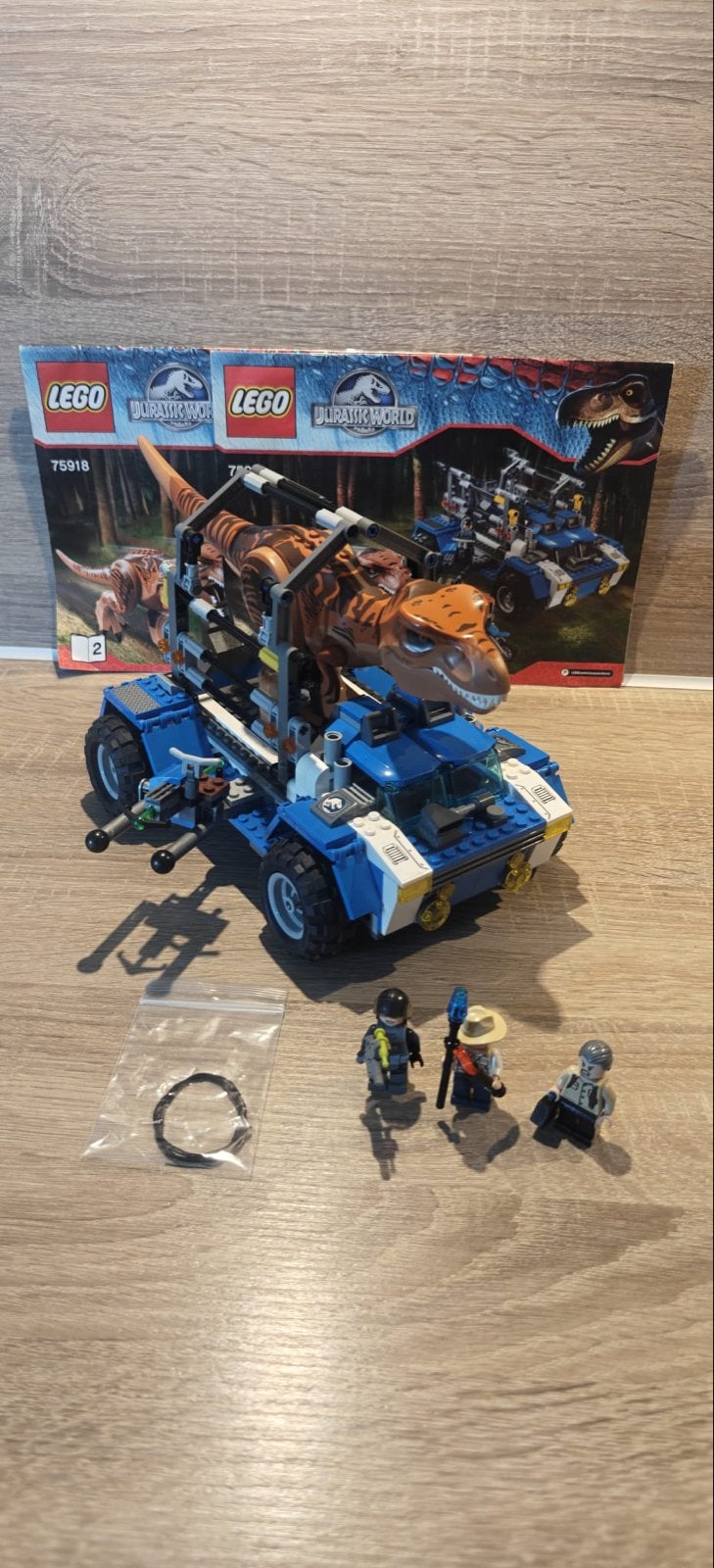 Lego Jurassic World 75918 - T. rex Tracker, Compleet, Gebruikt, Jurassic World, Lego