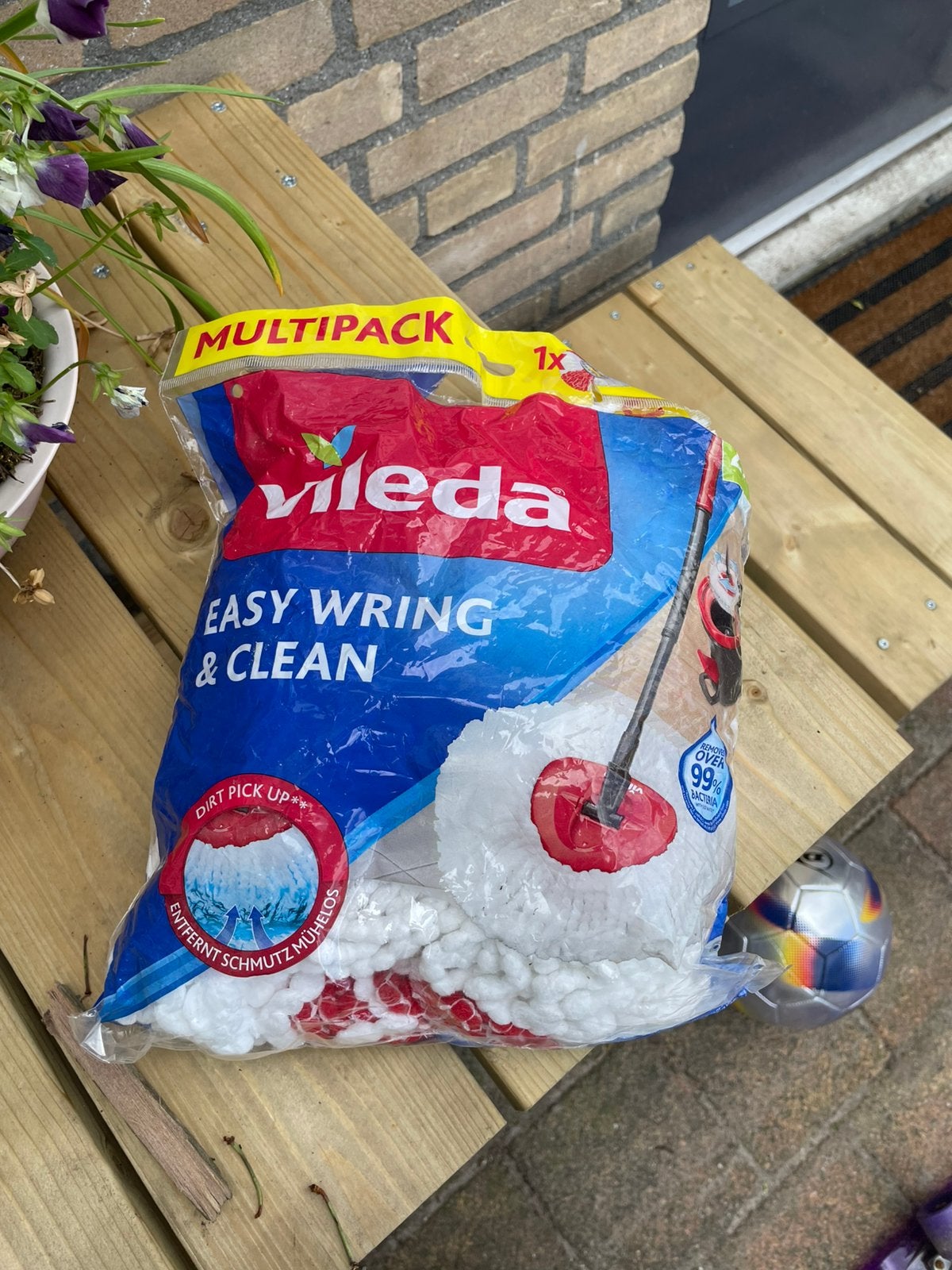 Gratis mophoofden, Ophalen, Mop of Dweil