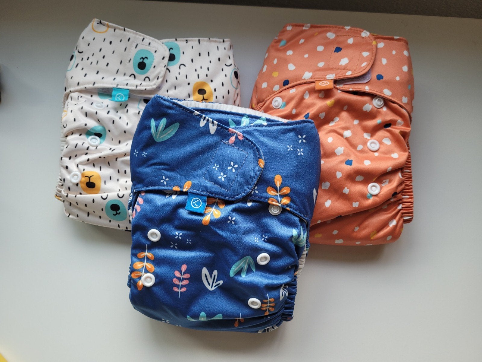 3 nieuwe Wasbare Luiers + 5 wasbare inlegvellen, Ophalen of Verzenden, Nieuw, Kruidvat, Jongetje of Meisje