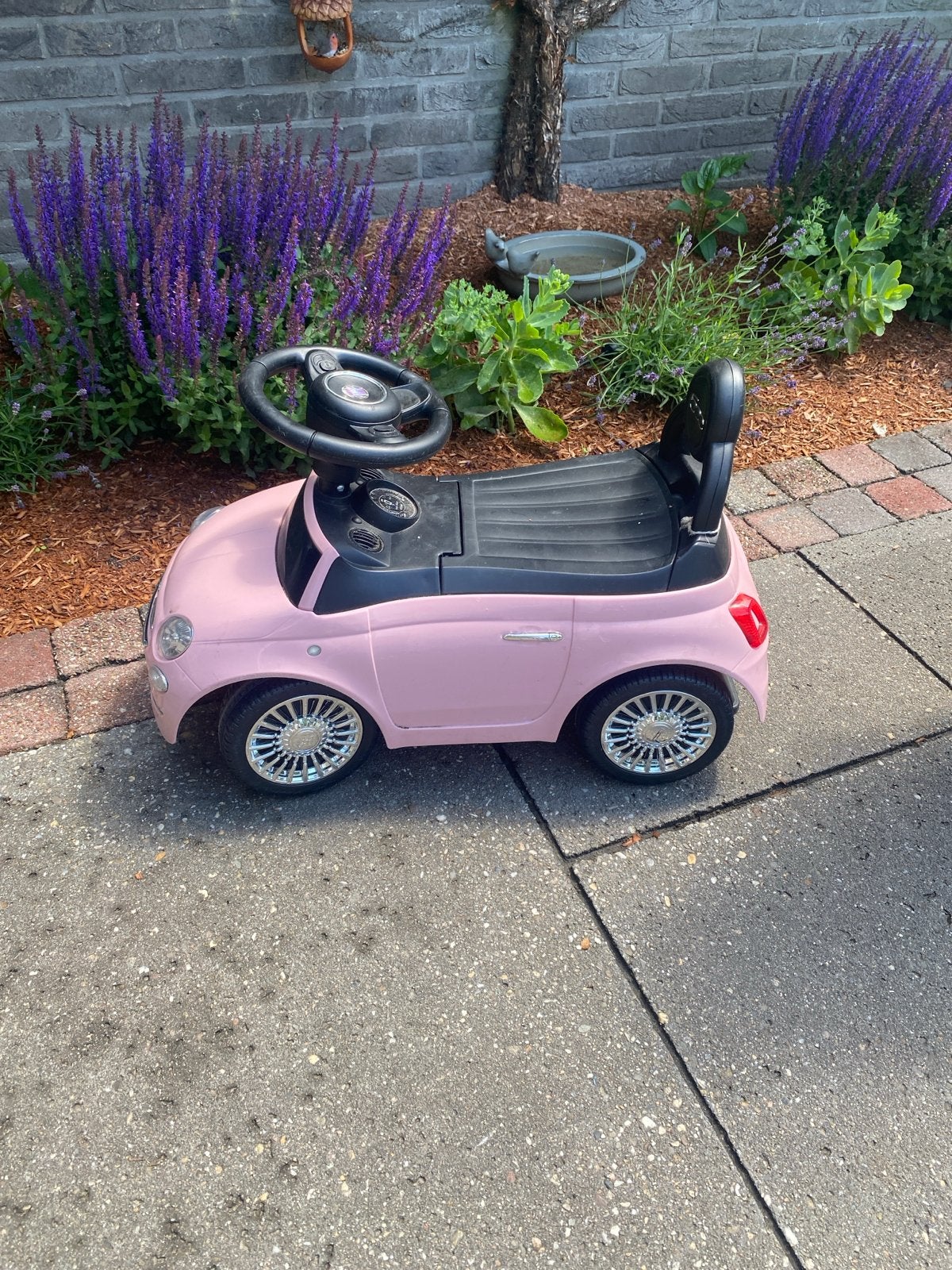 Roze Fiat 500 Loopauto voor Kinderen, Ophalen, Gebruikt, Loopvoertuig