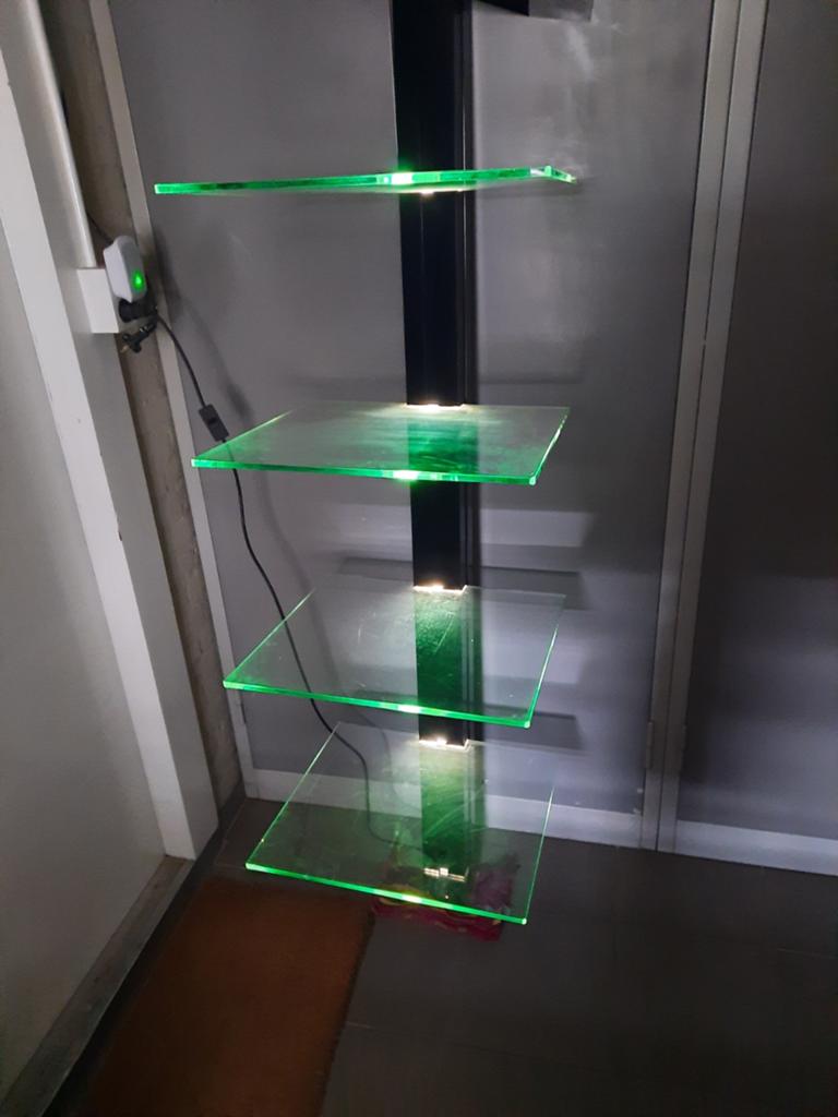 Zuil met verlichting, Ophalen