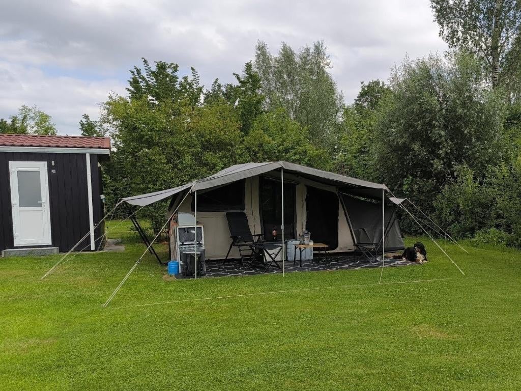 Campooz Lazy Jack 2018, Caravans en Kamperen, Ophalen, Meerkleurig, Aanwezig, Campooz
