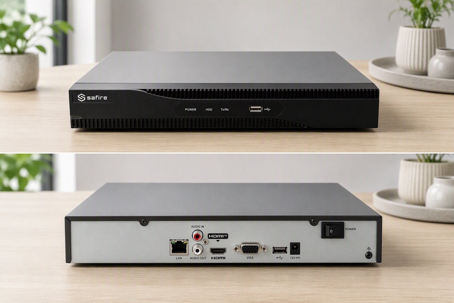 Safire NVR6116-4KE NVR Recorder - Zonder voeding/HDD, Ophalen of Verzenden, Gebruikt