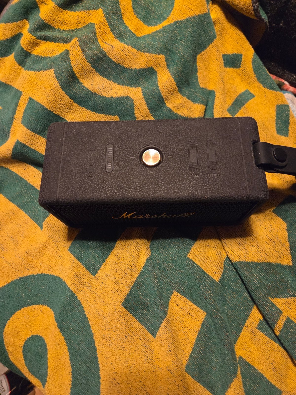 Marshall Middleton Draagbare Speaker - Zo goed als nieuw, Audio, Tv en Foto, Luidsprekers, Ophalen of Verzenden