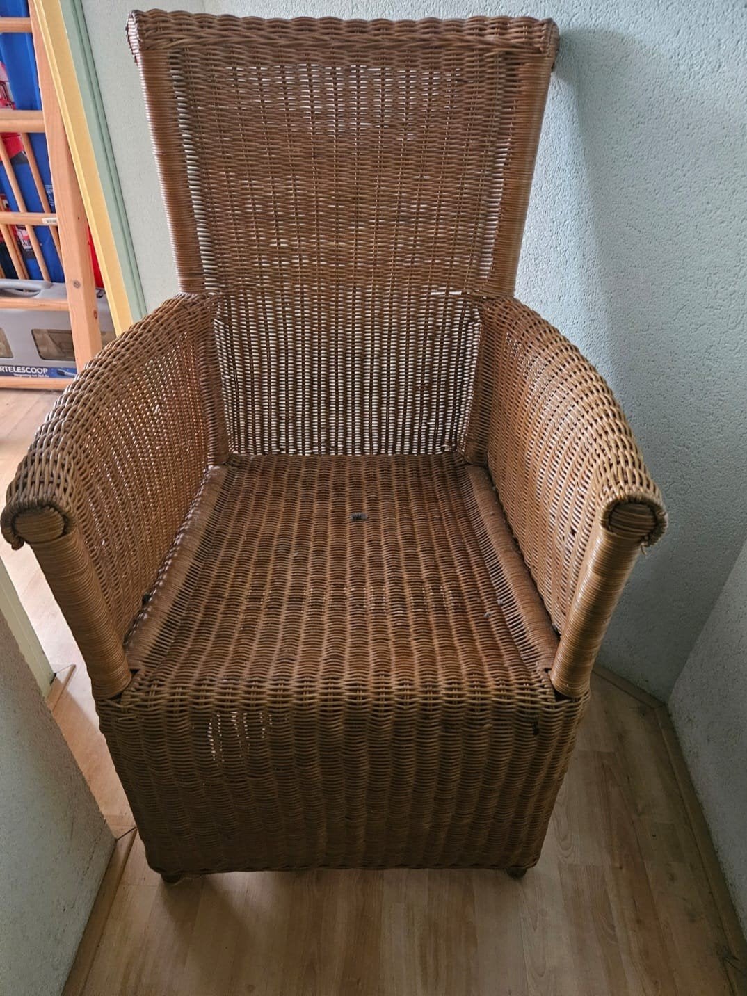 4 keer rieten stoel, Ophalen of Verzenden, Minder dan 50 cm