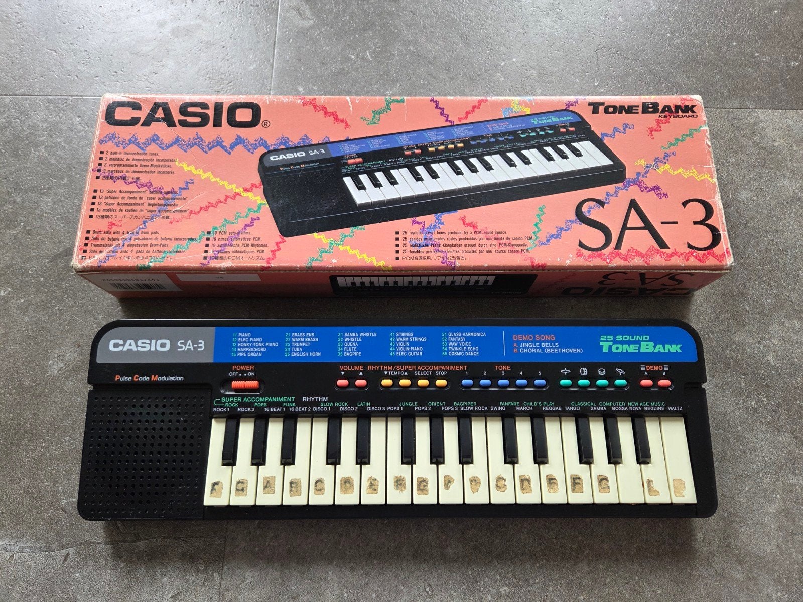 CASIO SA-3 Keyboard - Goed werkend, Ophalen of Verzenden