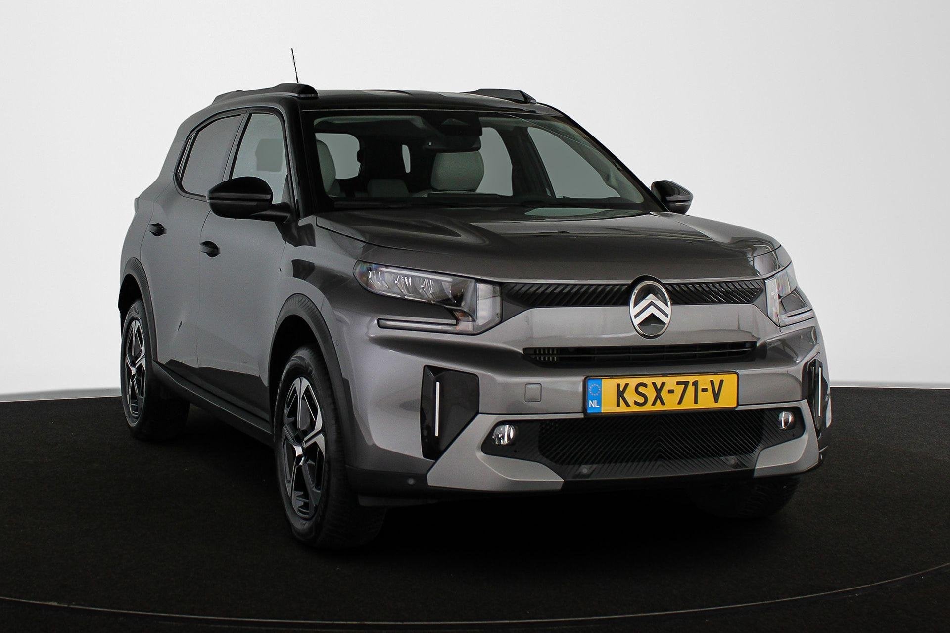 Citroen C3 Aircross 1.2 Hybrid 145pk Max Stuur-Stoelverwarmi, Auto's, 145 pk, Euro 6, 1199 cc, Leder en Stof