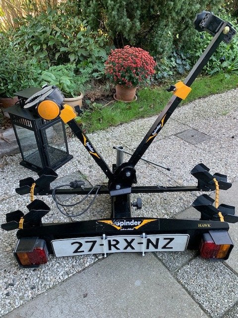 Hawk spinder fietsendrager, Ophalen, Gebruikt, Trekhaakdrager