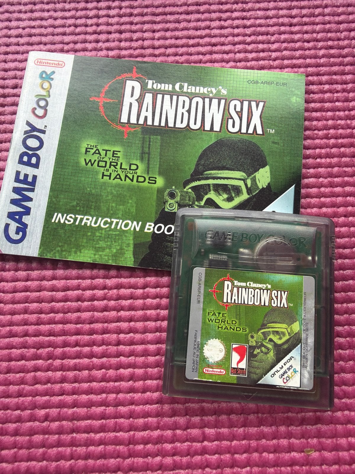 Tom Clancy's Rainbow Six Game Boy Color (GBC), Spelcomputers en Games, Games | Nintendo Game Boy, Gebruikt, Shooter, 1 speler
