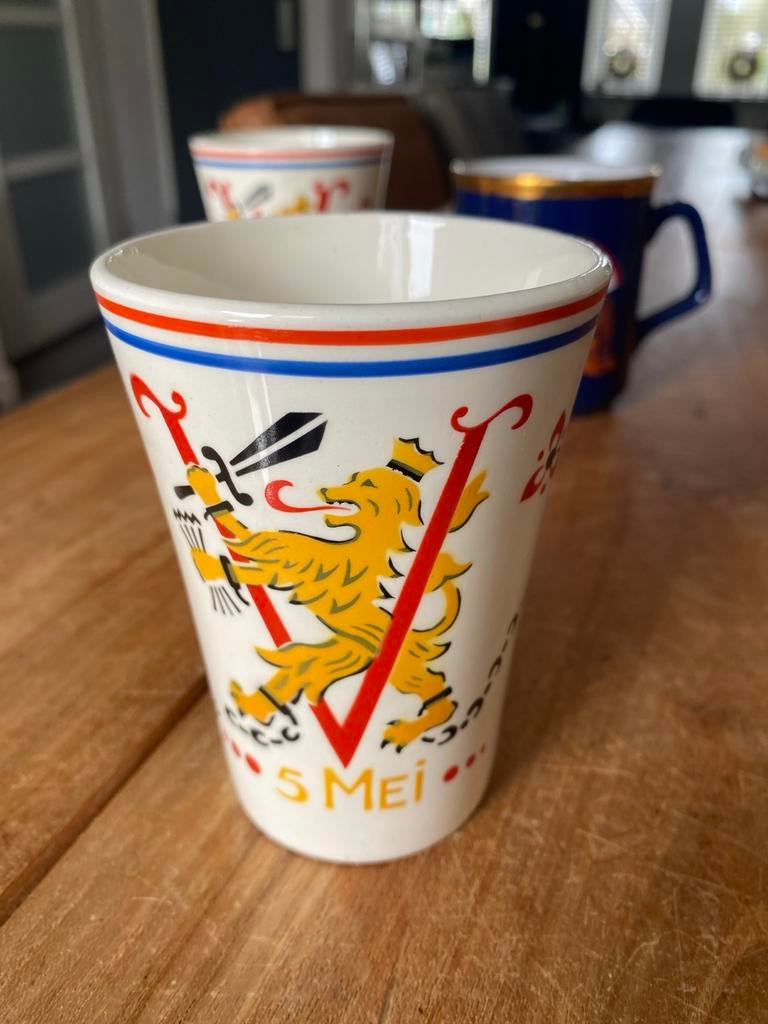 Vintage Mosa Maastricht Bevrijdingsbeker 1945-1955, Ophalen of Verzenden