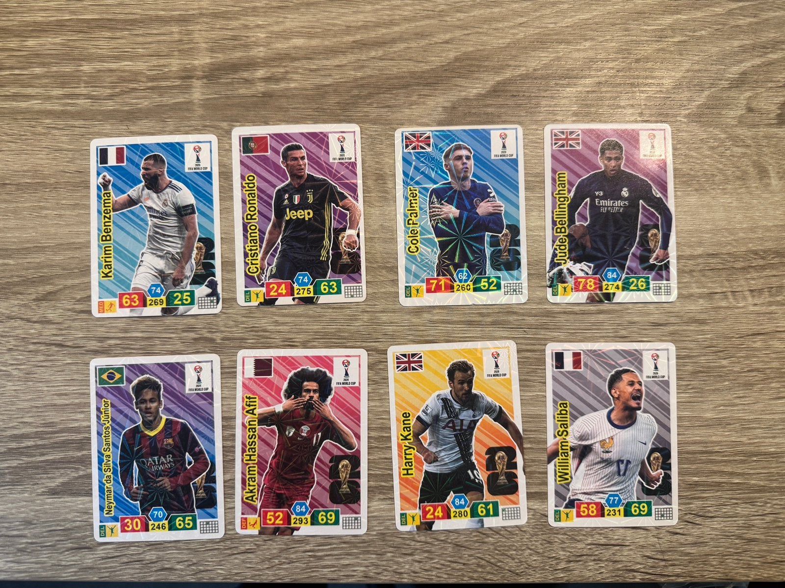 8 Chinese Voetbal kaartjes, Ophalen of Verzenden, Zo goed als nieuw, Buitenlandse clubs, Poster, Plaatje of Sticker