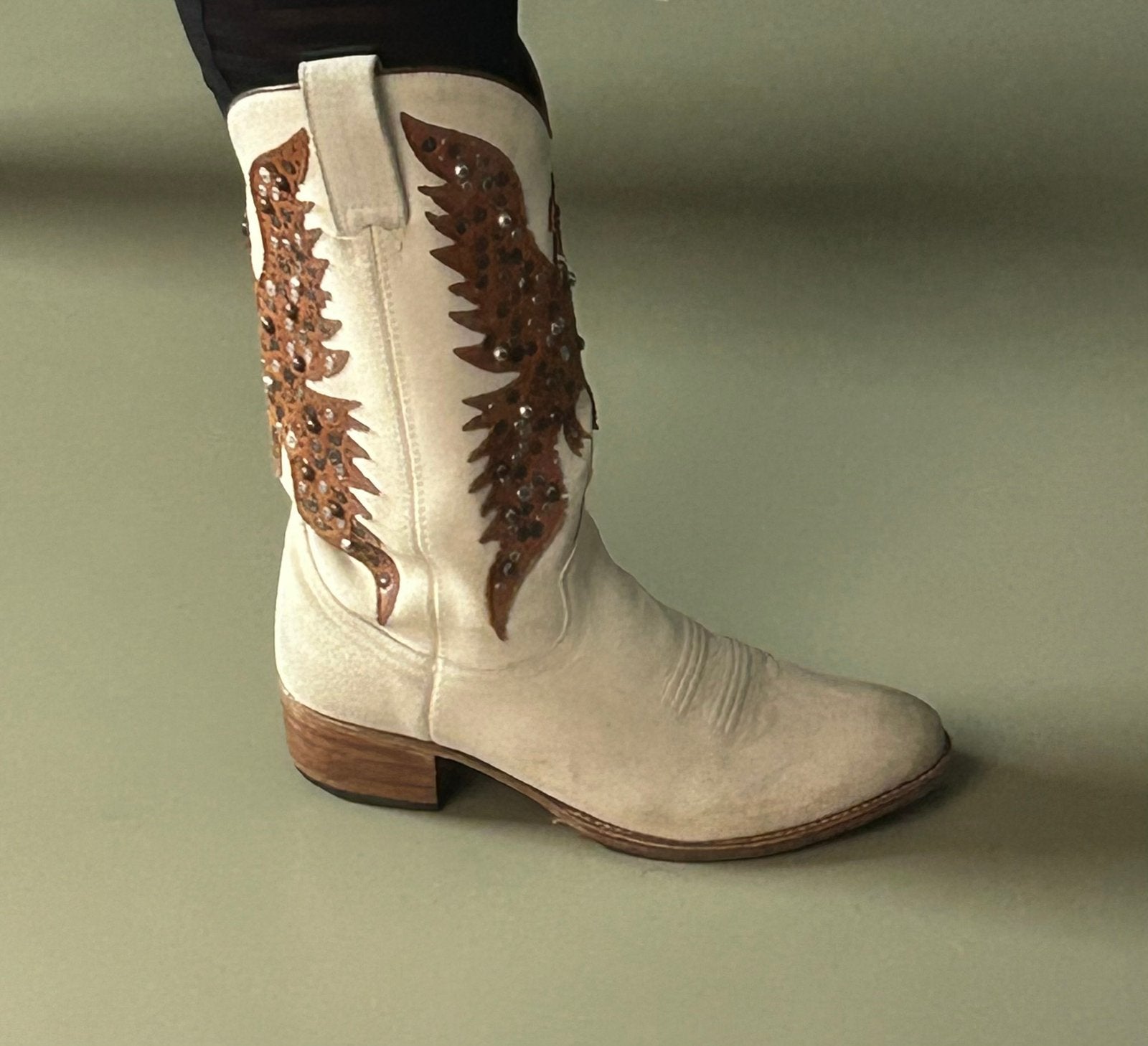 Stoere Sendra Western Cowboy Line Dance Laarzen maat 37, Ophalen of Verzenden, Gedragen, Bruin, Hoge laarzen