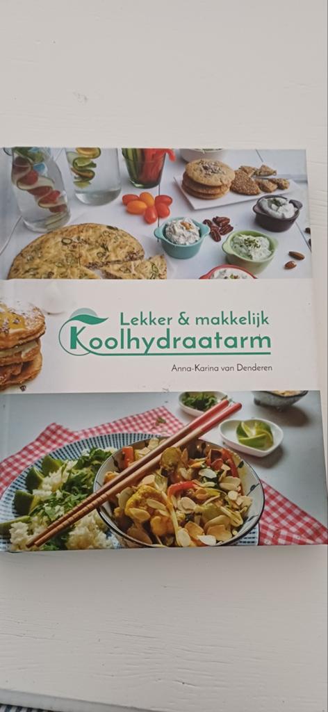 Lekker & Makkelijk Koolhydraatarm Kookboek, Ophalen of Verzenden, Zo goed als nieuw, Dieet en Voeding, Anna-Karina van Denderen