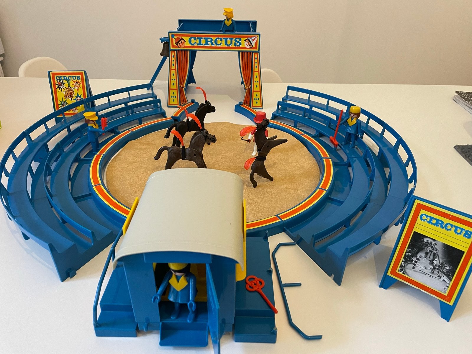 Playmobil Circus Set 3510 uit 1978 - Vintage met Gebreken, Gebruikt, Complete set, Overige typen, Ophalen of Verzenden