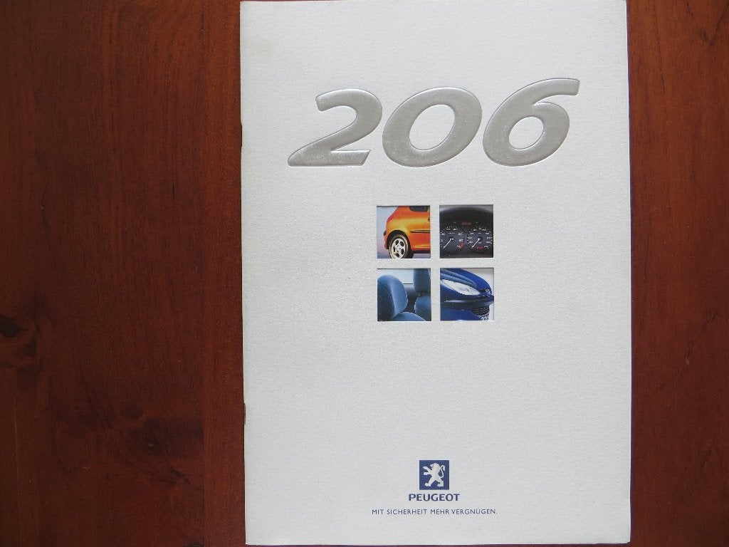 Peugeot 206 (sept. 1999), Ophalen of Verzenden, Nieuw, Peugeot