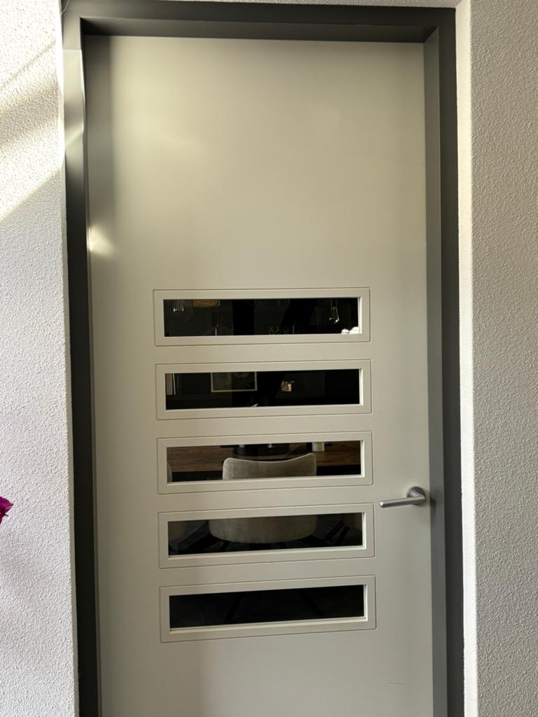 Binnendeur met glas, Gebruikt, 80 tot 100 cm, 215 cm of meer, Binnendeur
