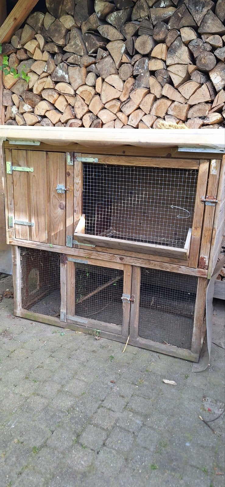 Konijnen hok, Dieren en Toebehoren, Knaagdieren en Konijnen | Hokken en Kooien, Ophalen, Gebruikt, Hok, Minder dan 60 cm