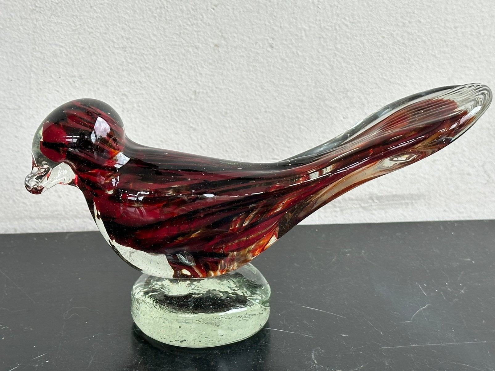 Oud glas beeld Vogel presse papier Murano ?, Antiek en Kunst, Ophalen of Verzenden
