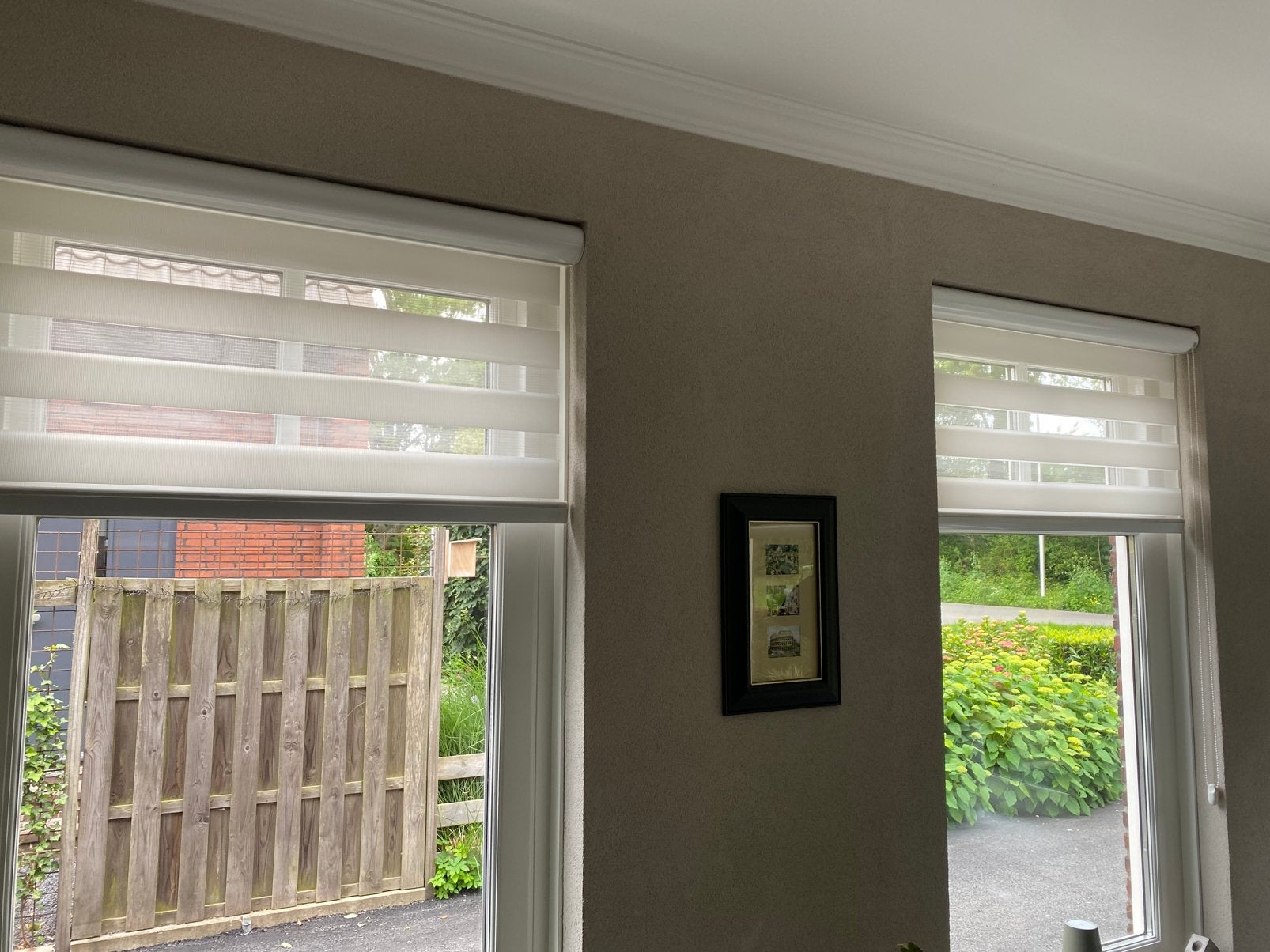 Raamdecoratie, Huis en Inrichting, Stoffering | Gordijnen en Lamellen, Wit, Zo goed als nieuw, 150 tot 200 cm, 50 tot 100 cm
