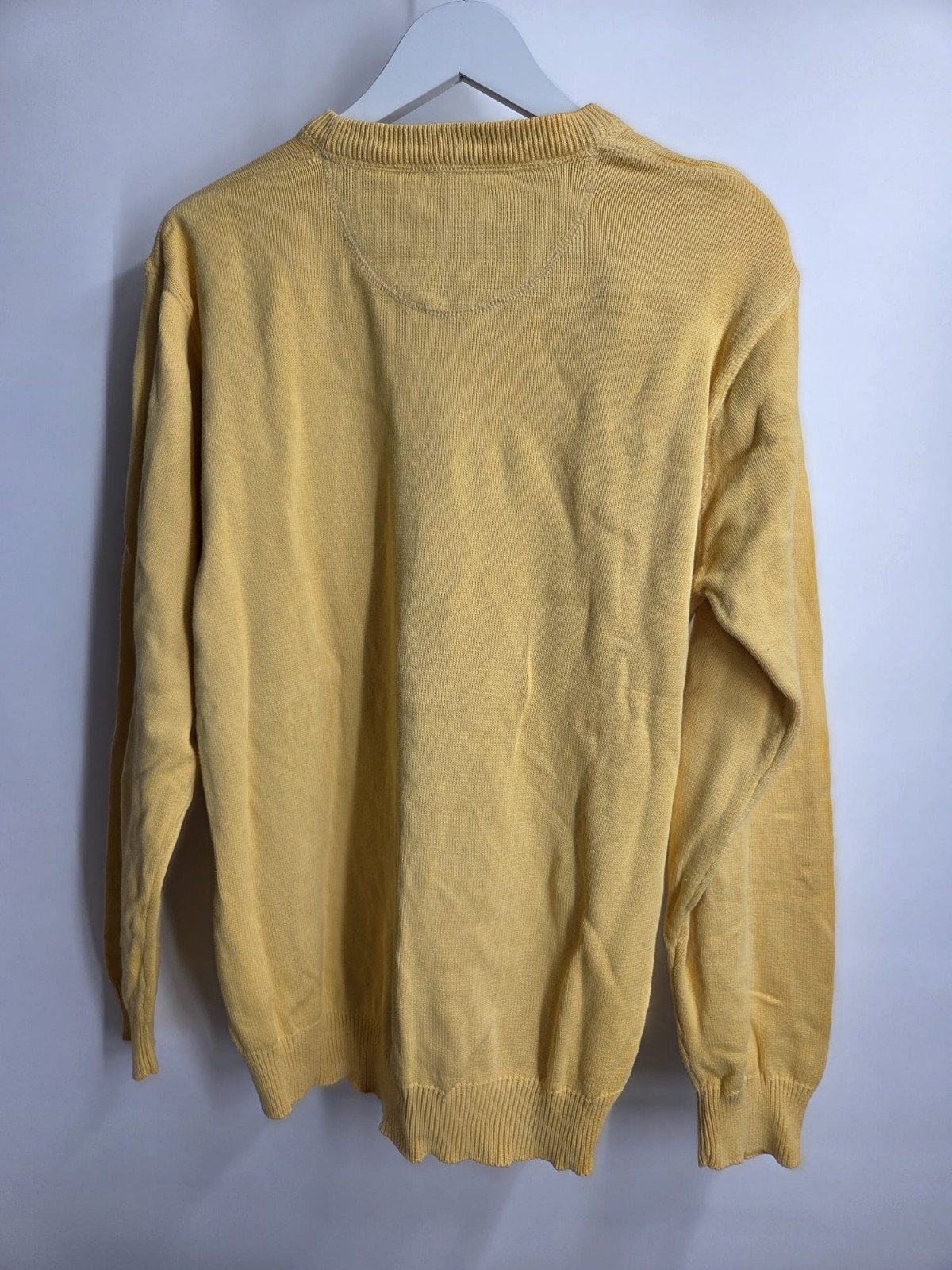 Kitaro Men Gele Trui Maat L - Katoen - Netjes, Maat 52/54 (L), Info@kitaro-fashion.de, Ophalen of Verzenden, Zo goed als nieuw
